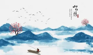 中国风分层素材图片