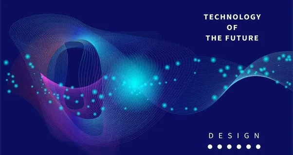 炫彩光斑科技线条背景海报图片 炫彩光斑科技线条背景海报图片