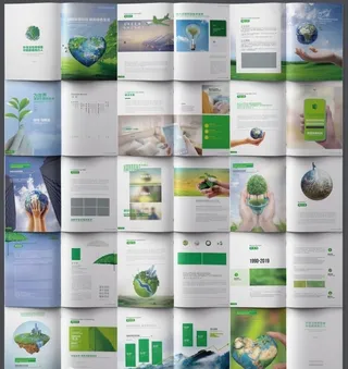 环保画册图片