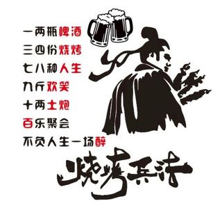 烧烤文化墙图片