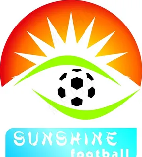 阳光足球标志图片