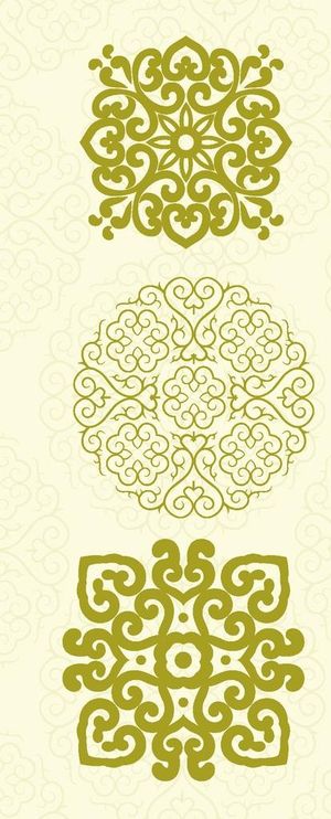 中式图案矢量图图片