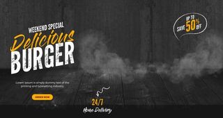 美食海报背景图片