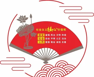 价值观党建文化墙图片