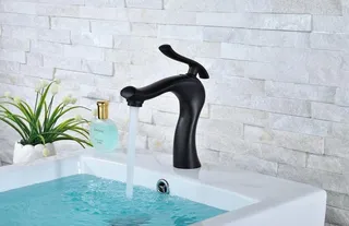 水龙头黑色出口款图片