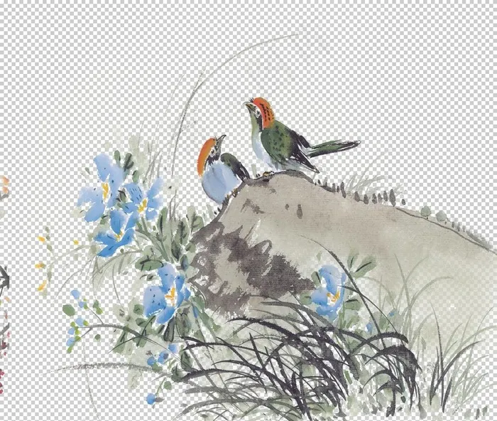 水墨菊花图片