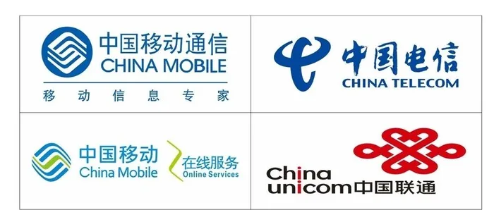 移动联通电信标志图片cdr矢量模版下载