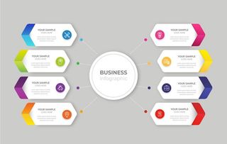 信息图模板 流程图片