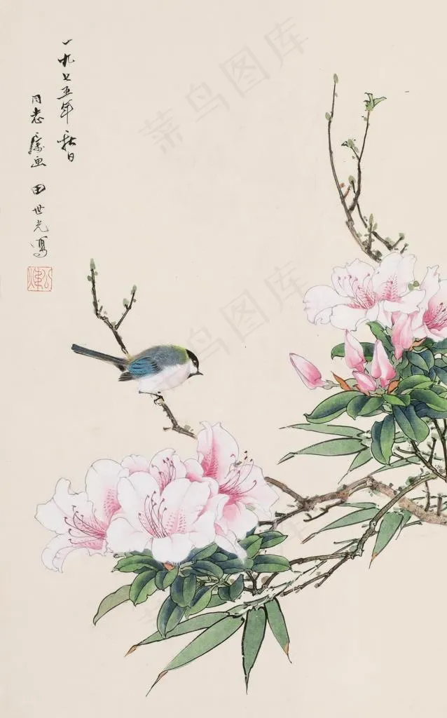 国画图片psd模版下载