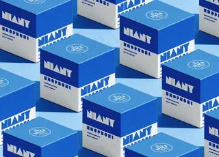 立方体盒子阵列摆放贴图样机图片