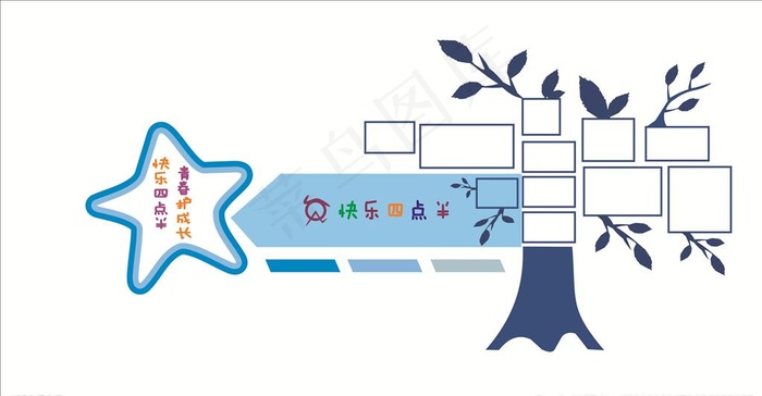 校园文化墙图片cdr矢量模版下载