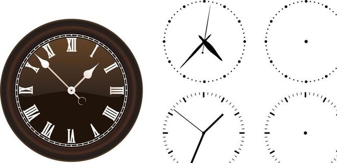 矢量钟表 表盘图片