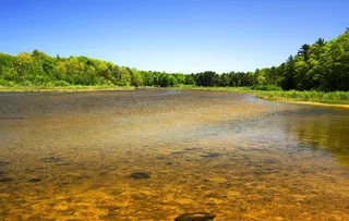 美丽淡水湖风光图片