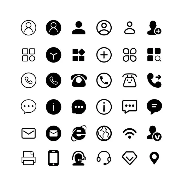 名片小图标图片(2000x2000)psd模版下载