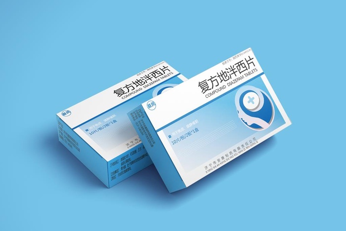 药盒样机图片(2200x1540)psd模版下载