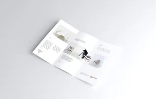 三折页样机图片