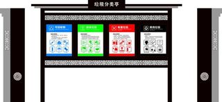垃圾分类亭图片
