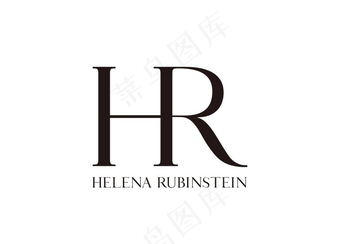 HR赫莲娜矢量logo图片ai矢量模版下载