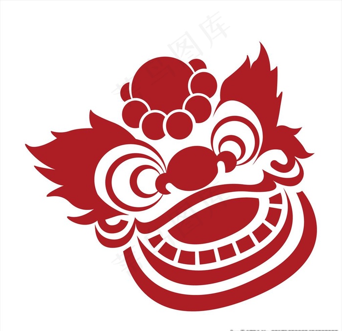 醒狮图片eps,ai矢量模版下载