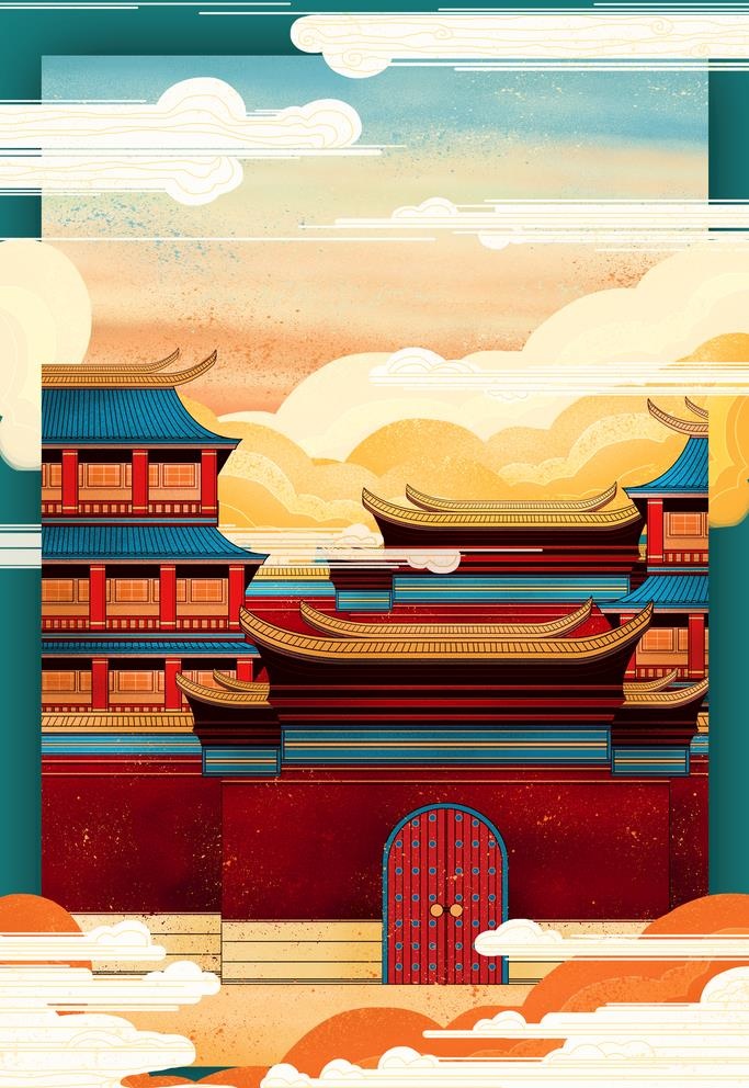 中国风插画图片