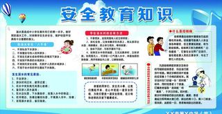 校园安全教育知识宣传栏图片