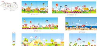 儿童乐园墙纸图片