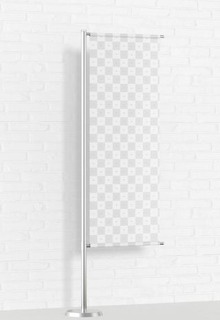 logo形象,形象展示,旗帜样机,旗子样机,