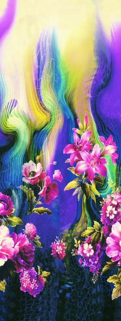 定位花图片