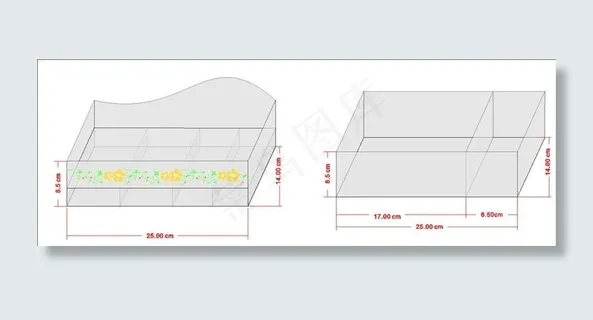 透明亚克力盒子图片