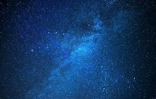 蓝色星空图片
