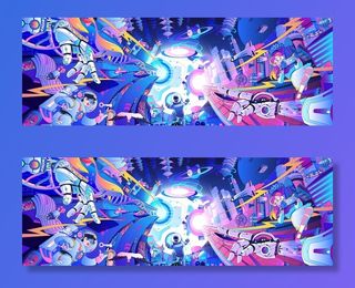 赛博朋克科技游戏海报图片