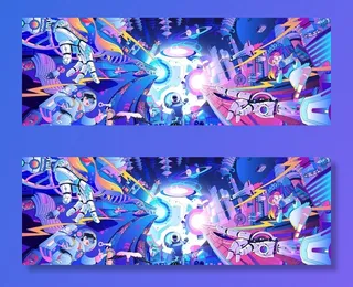 赛博朋克科技游戏海报图片