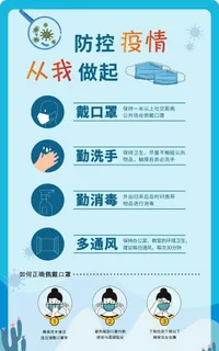 防疫展板图片