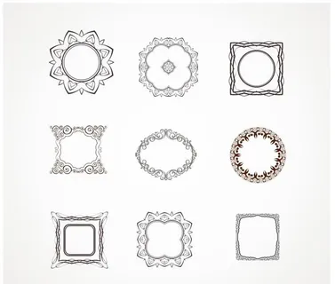 欧式花纹花边图片