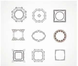 欧式花纹花边图片