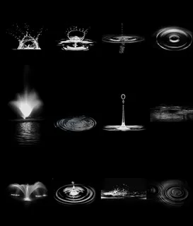 水波纹湖泊纹理图片