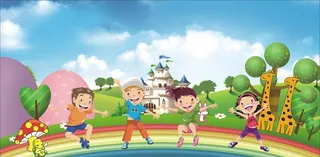 儿童节背景图片