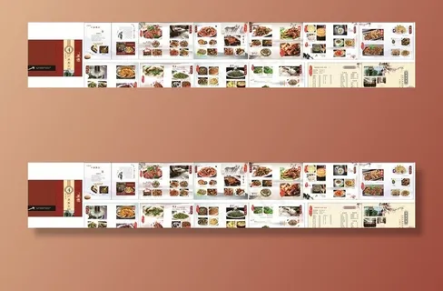 高档菜谱设计图片