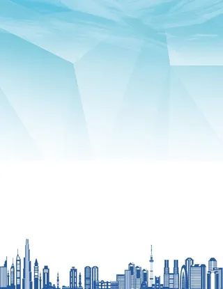 蓝色城市背景图片