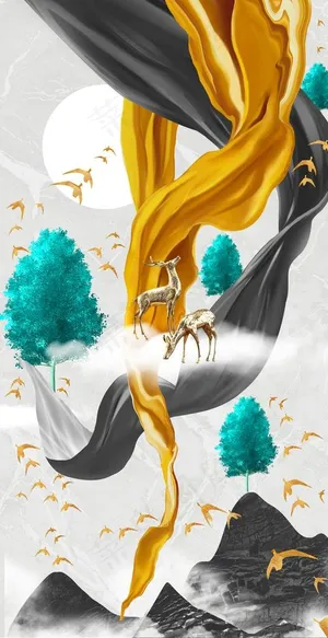 轻奢装饰画图片