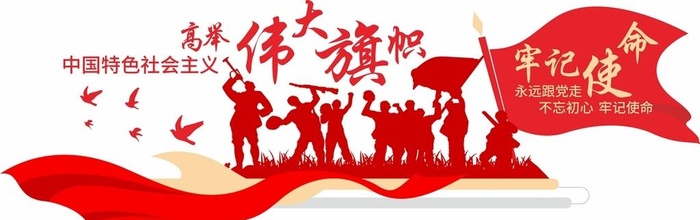 党建文化墙图片cdr矢量模版下载