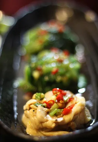 白灼白灵菇图片