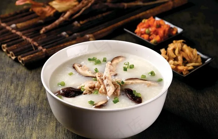 香菇瘦肉粥图片