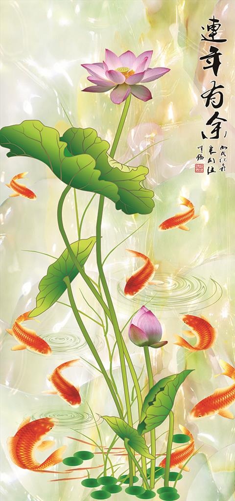 3D背景墙图片(3402x6803)psd模版下载