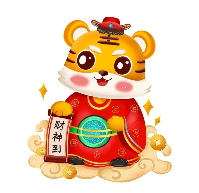 卡通老虎图片(1772x1772)psd模版下载