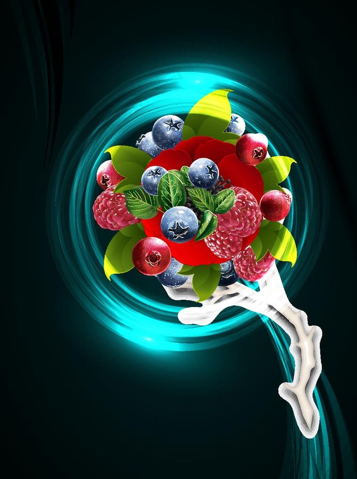 创意水果元素图片ai矢量模版下载