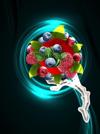 创意水果元素图片