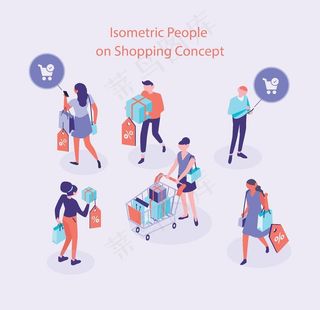 等距视角素材图片