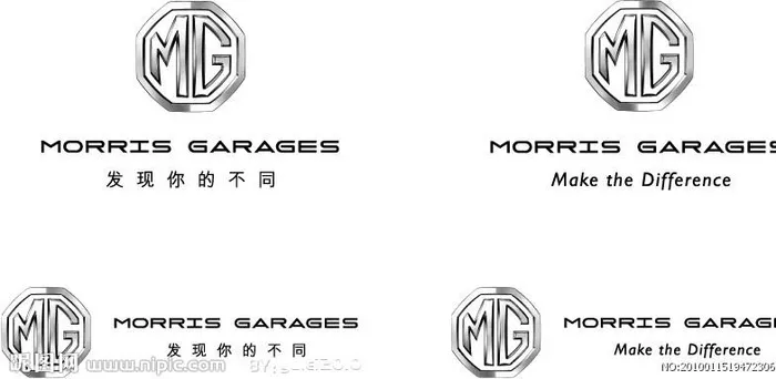 MORRIS GARAGES 名爵 （logo为位图）图片ai矢量模版下载