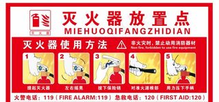 灭火器存放点  图片